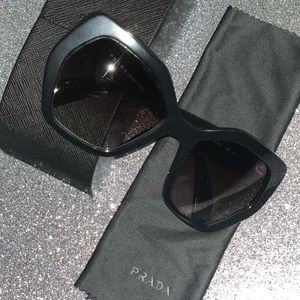 Prada Geometric Sunglasses